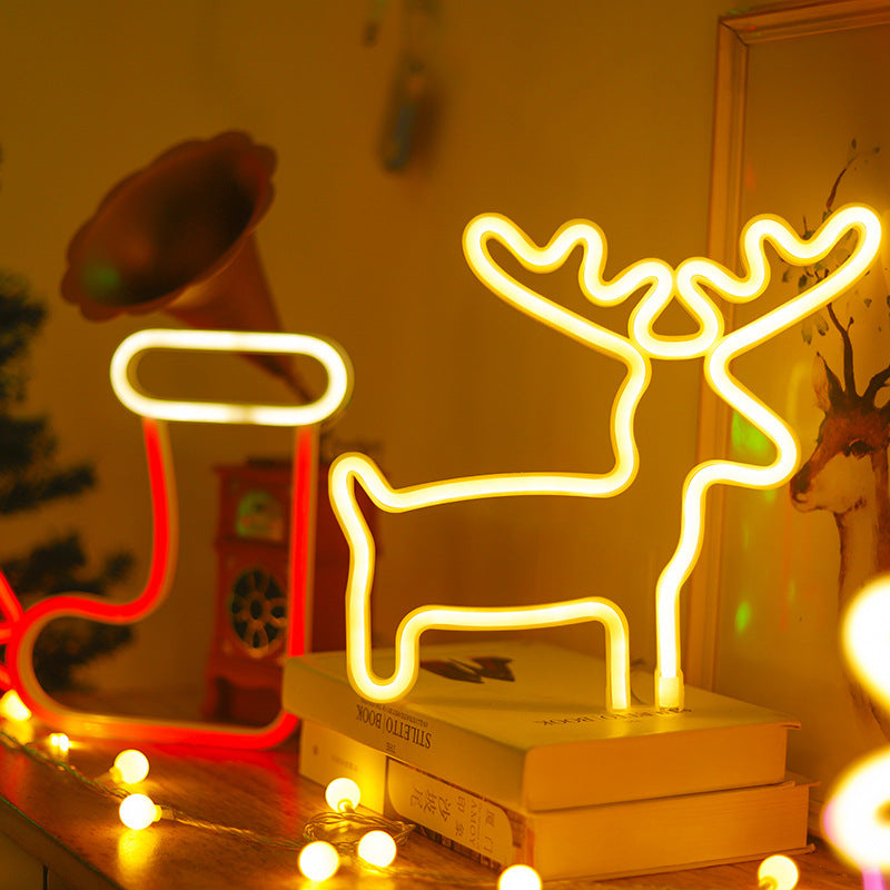 decorative LED light reindeer design