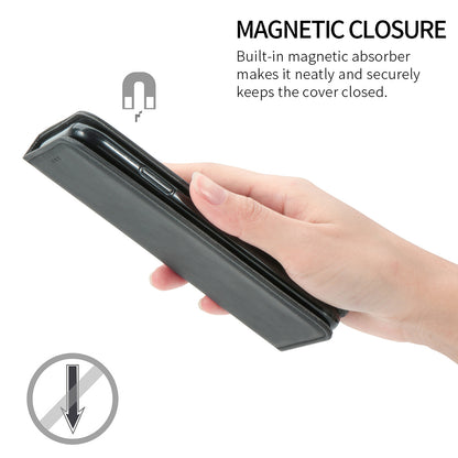 Premium Magnetic Flip Case for iPhone 16 Pro Max & Samsung S24 Ultra | Leather & TPU with Hidden Stand