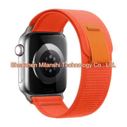 Durable Nylon Sport Strap for Apple Watch - Compatible with Ultra, Series 7 & More - Variety of Colors Available