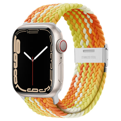 Premium Nylon Woven Strap for Apple Watch - Fits All Series and Sizes - Adjustable Buckle - Stylish and Durable