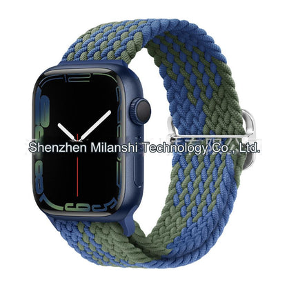 Premium Nylon Woven Watch Band for Apple Watch Series 4, 5, 6, 7, 8, SE, Ultra - Adjustable, Sporty Design