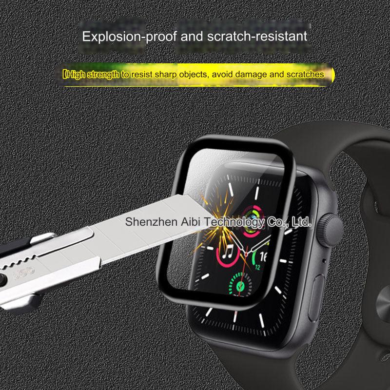 Premium 3D Curved Protective Film for Apple Watch SE 40mm/44mm - Ultra Clear, Anti-Fingerprint, and Scratch-Resistant