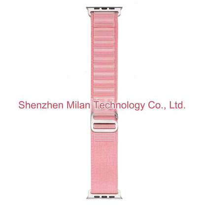 Durable Nylon Sport Strap for Apple Watch - Compatible with Ultra, Series 7 & More - Variety of Colors Available