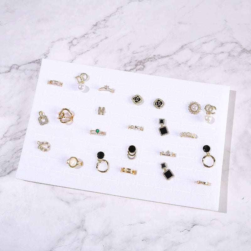 modern minimalist jewelry organizer interior view