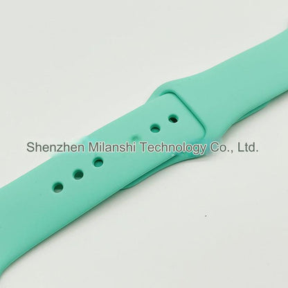 Premium Silicone Sports Watch Band for Apple Watch Series 4-9, SE, and Ultra 2 - Stylish, Durable, and Comfortable Replacement Straps