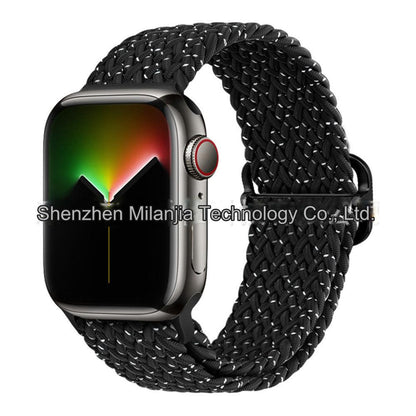 Premium Nylon Woven Watch Band for Apple Watch Series 4, 5, 6, 7, 8, SE, Ultra - Adjustable, Sporty Design