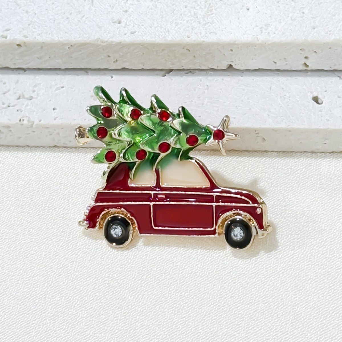 Christmas tree car brooch image 9