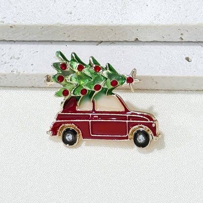 Christmas tree car brooch image 9
