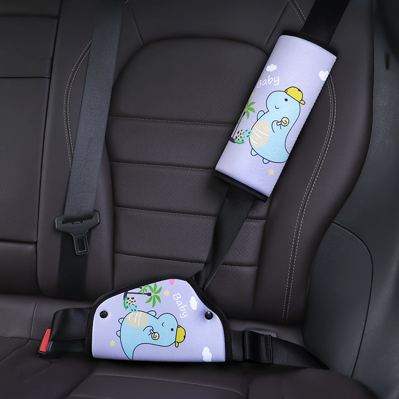 cartoon lion forest car seat cushion