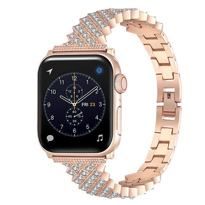 Stylish Metal Diamond Watch Band for Apple Watch Series 4-7 & SE – Chic Fashion Accessory