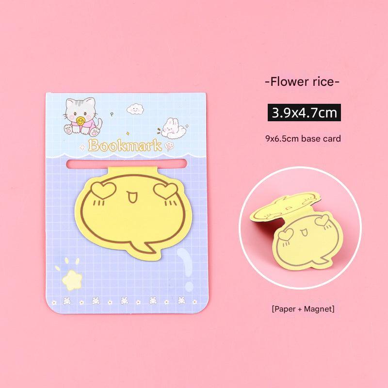 happy cartoon magnetic bookmark