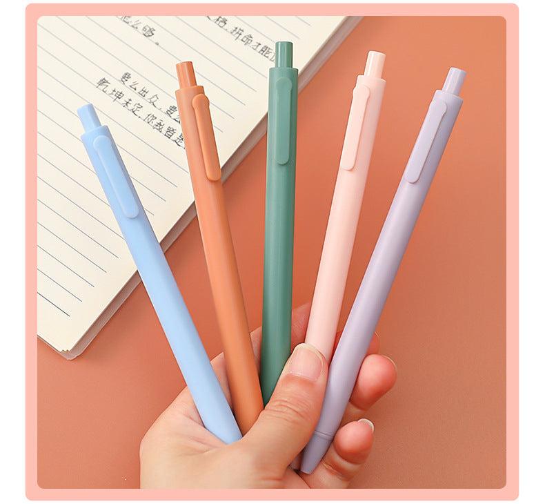 macaron colored gel pen set assorted colors