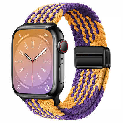 Stylish Nylon Woven Magnetic Apple Watch Band - Compatible with All Series