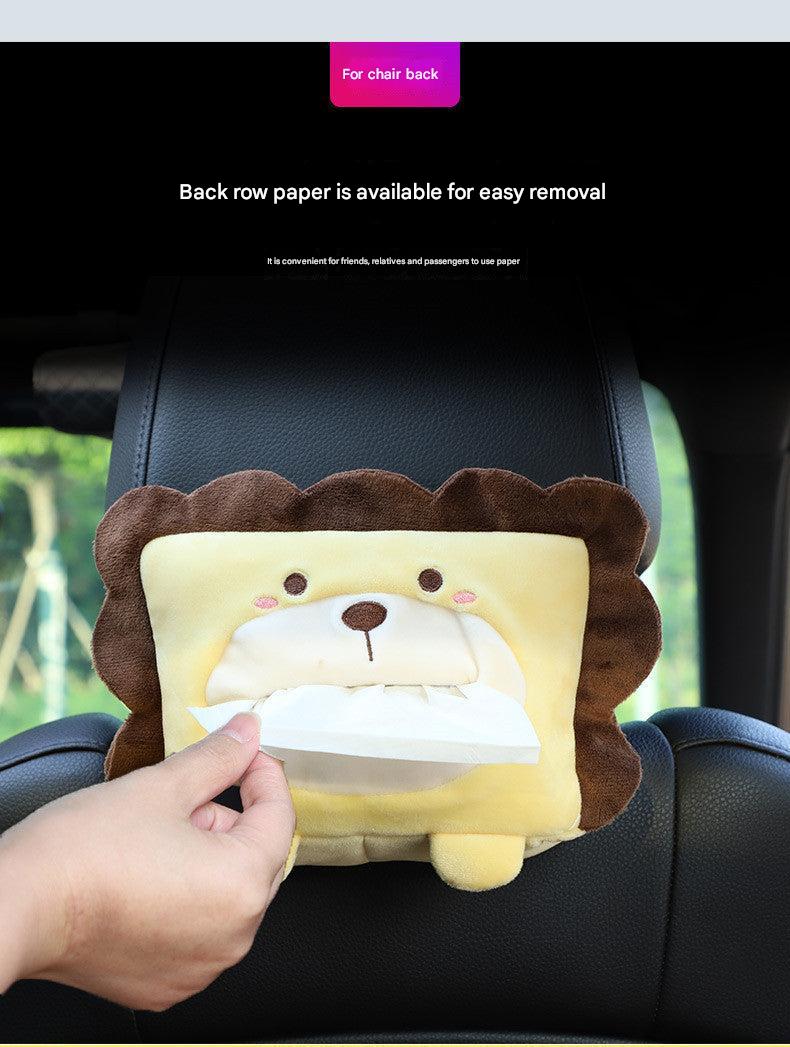 dog design car tissue holder