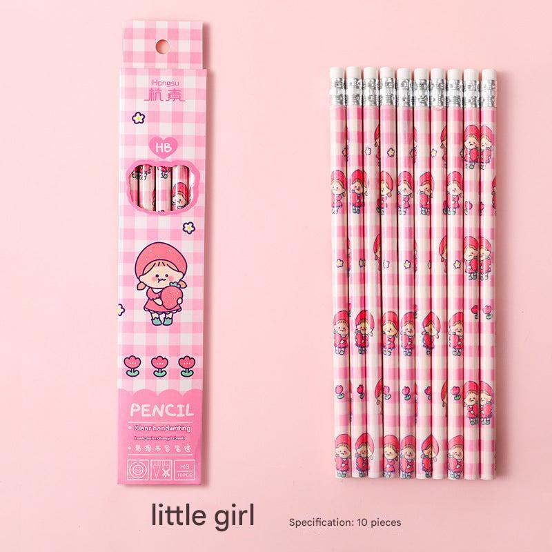 cartoon bear printed pencil pack image