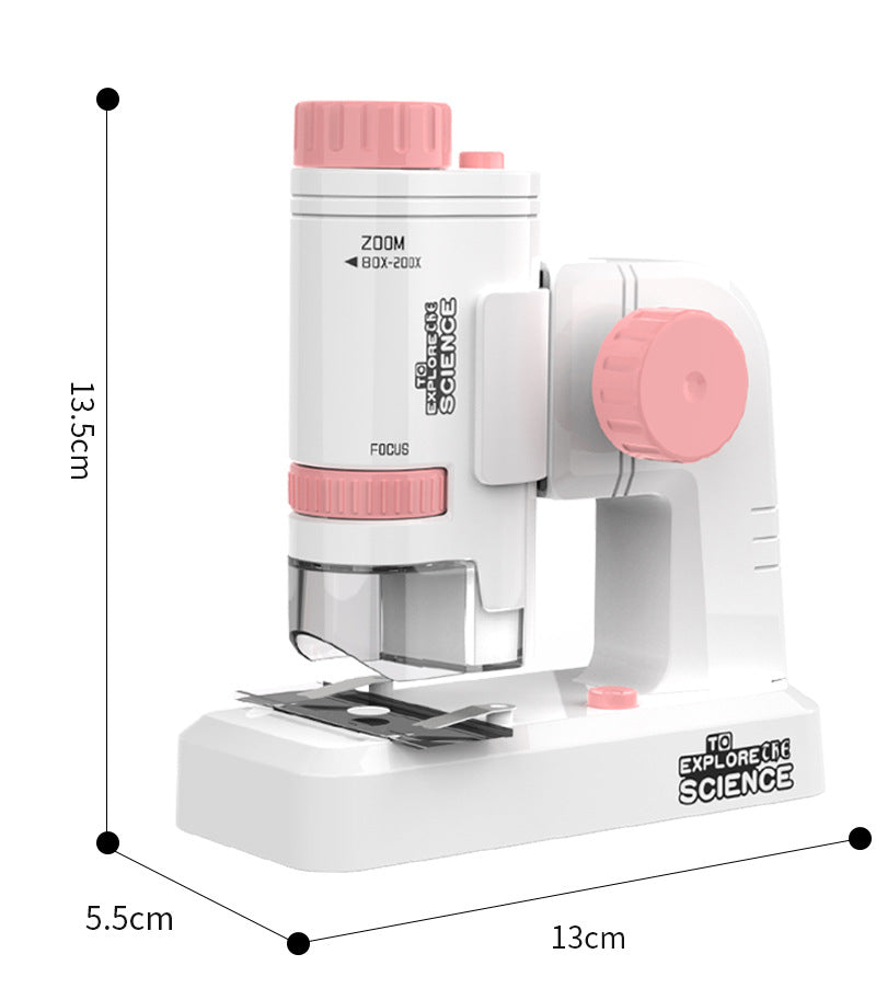 detailed view of microscope controls