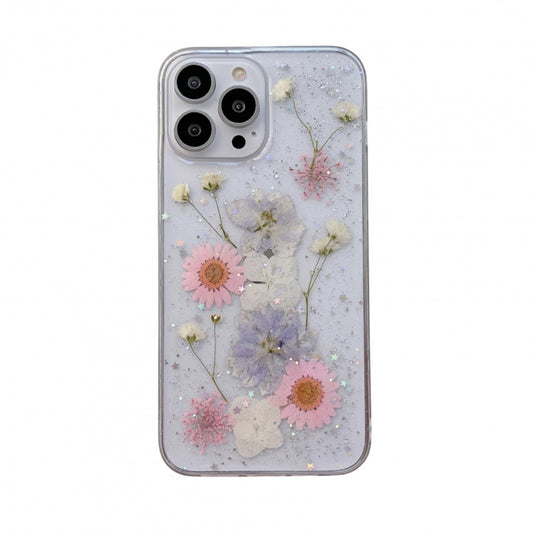 Floral Gold Foil iPhone Case - Stylish & Protective TPU Cover for iPhone 7 to iPhone 16 Pro Max