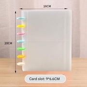 Clear 3-inch 4-grid 20 pages (80 card slots) (Pack of 1)