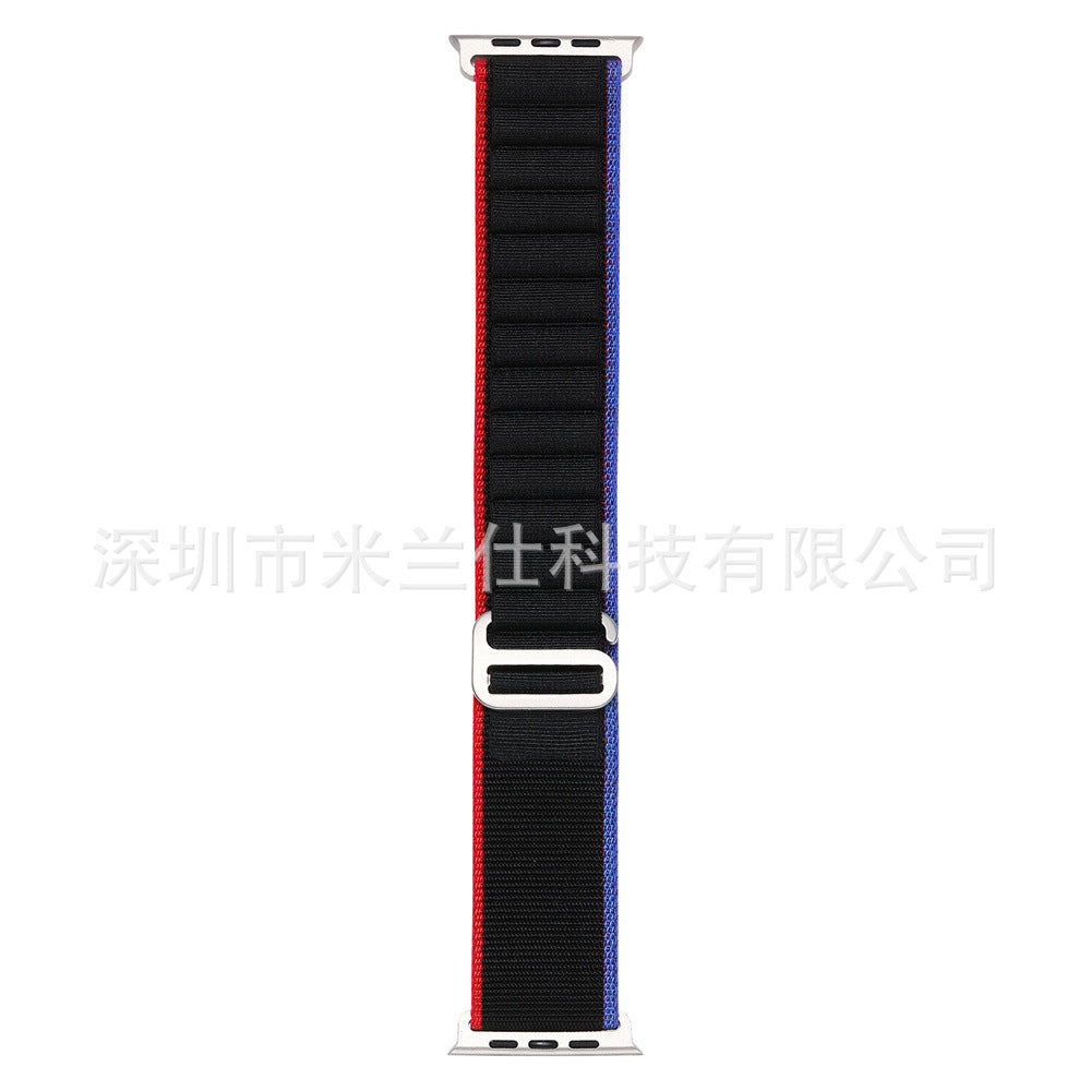 Durable Nylon Sport Strap for Apple Watch - Compatible with Ultra, Series 7 & More - Variety of Colors Available