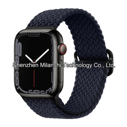 Premium Nylon Woven Watch Band for Apple Watch Series 4, 5, 6, 7, 8, SE, Ultra - Adjustable, Sporty Design