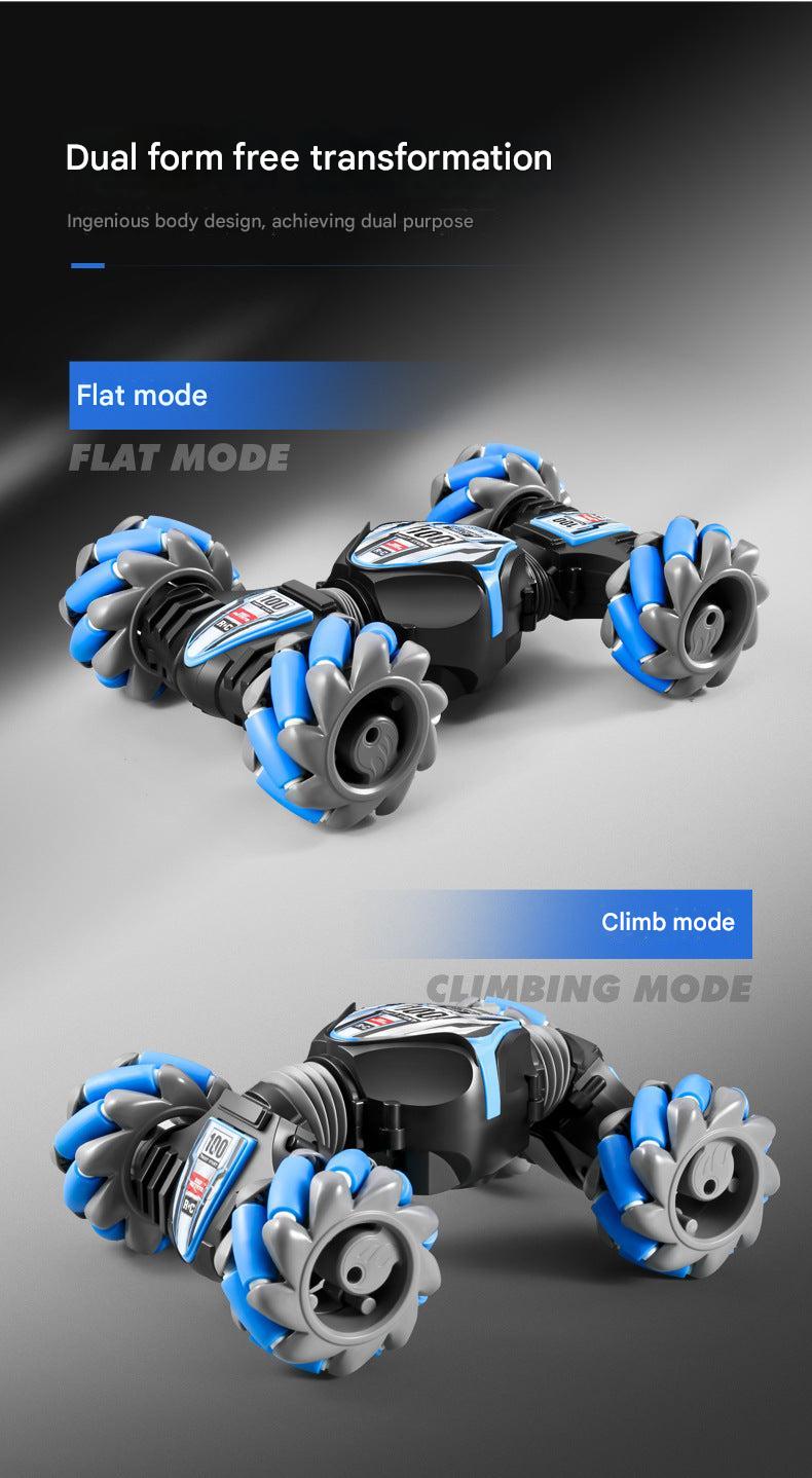 side view of remote control car with spray function