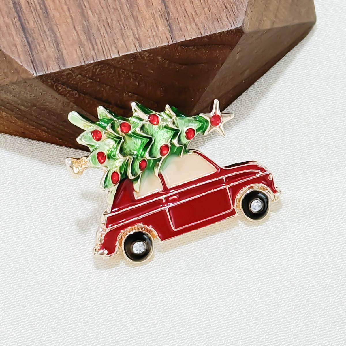 Christmas tree car brooch image 5