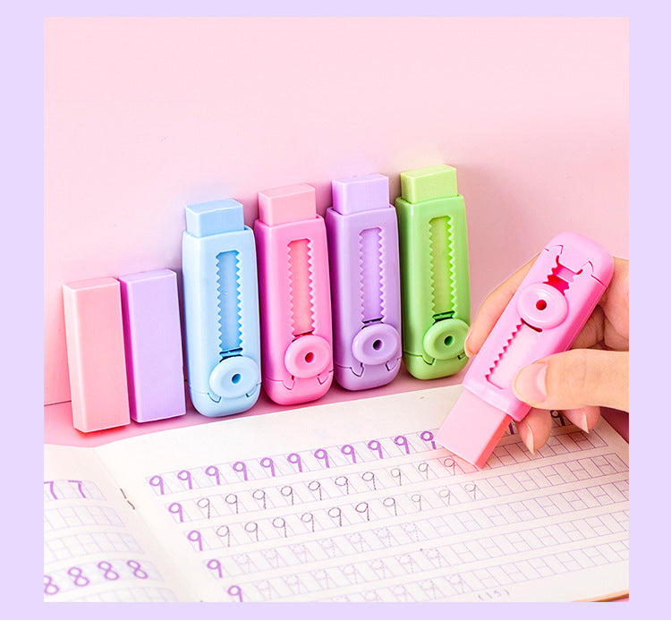 Creative school accessory erasers