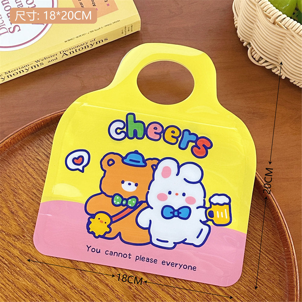 cute animal motif sealable bag