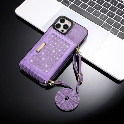 Slim Magnetic iPhone Wallet Case with Stand - Anti-Drop, Shockproof Protection for iPhone 15/14/13/12 Series