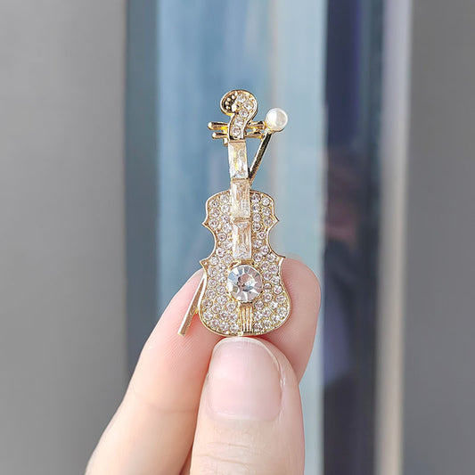Lightweight Elegant Violin Pin