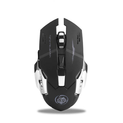 Dual Mode Wireless and Wired Gaming Mouse - Silent Operation with RGB Lighting, Adjustable DPI and Ergonomic Design