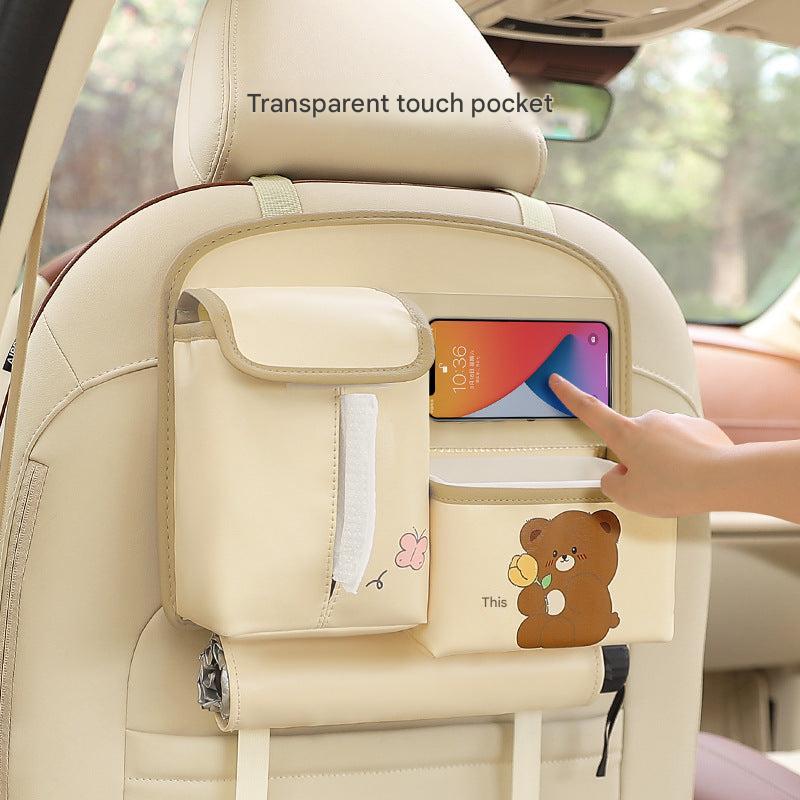 high-quality leather car organizer image