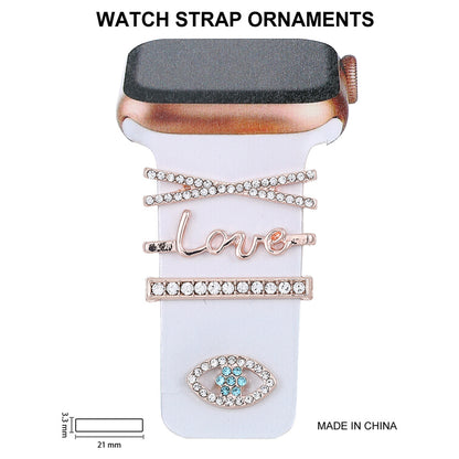 diamond-studded watch strap