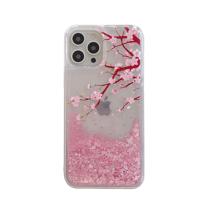 elegant floral phone cover