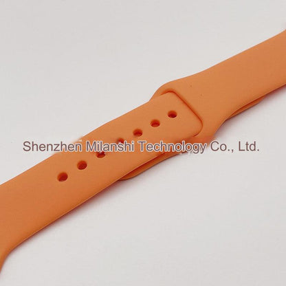 Premium Silicone Sports Watch Band for Apple Watch Series 4-9, SE, and Ultra 2 - Stylish, Durable, and Comfortable Replacement Straps