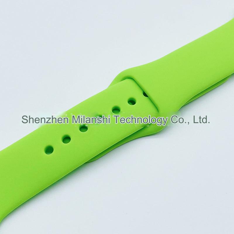 Premium Silicone Sports Watch Band for Apple Watch Series 4-9, SE, and Ultra 2 - Stylish, Durable, and Comfortable Replacement Straps