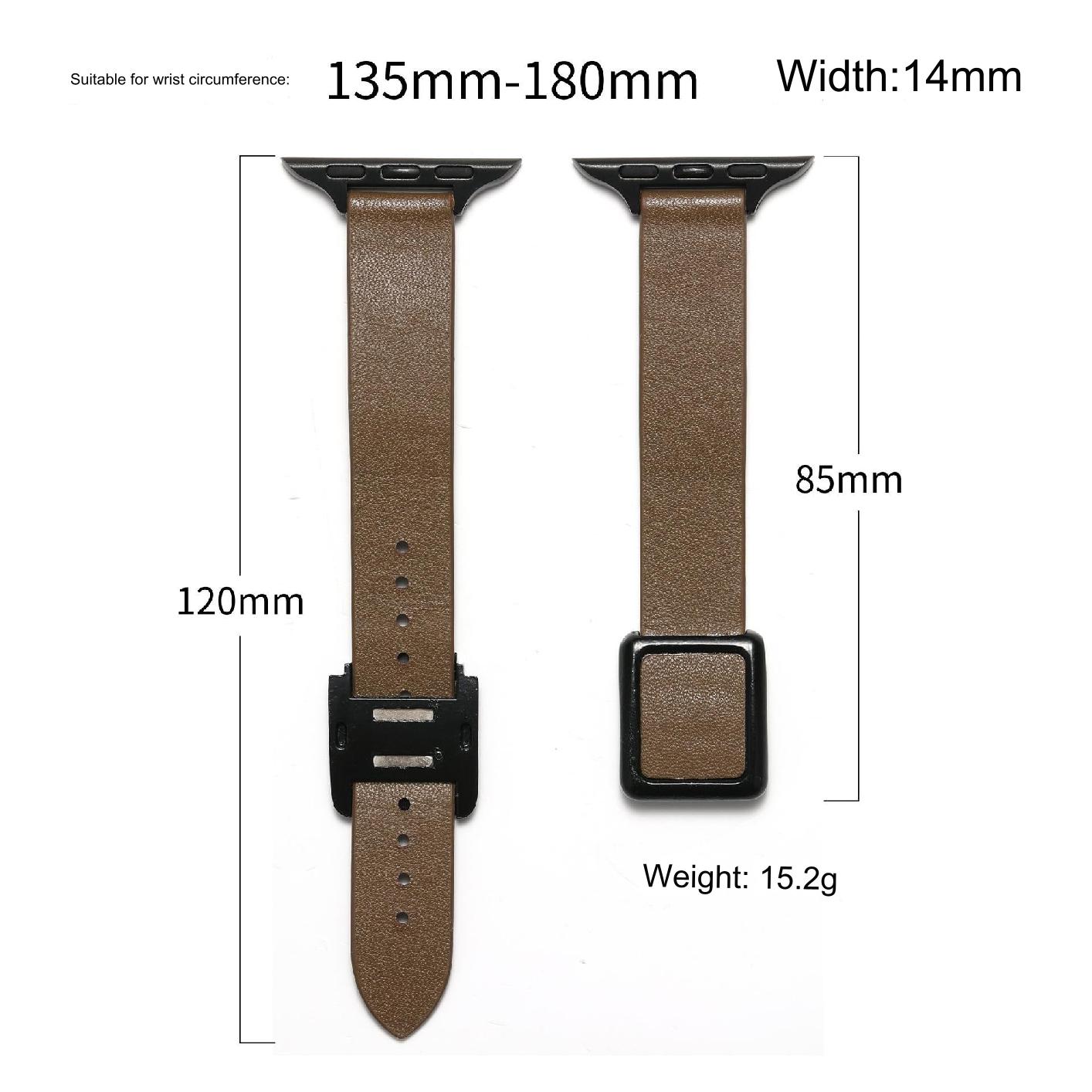 magnetic closure watch strap