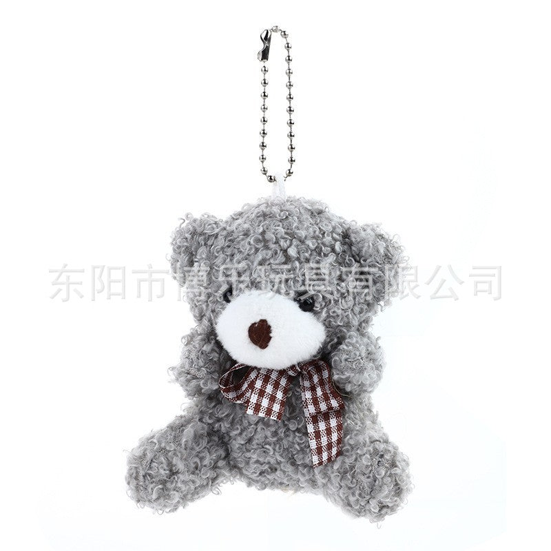 teddy bear plush keychain