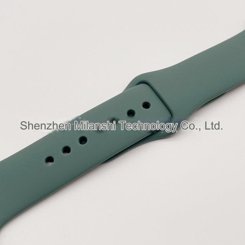 Premium Silicone Sports Watch Band for Apple Watch Series 4-9, SE, and Ultra 2 - Stylish, Durable, and Comfortable Replacement Straps