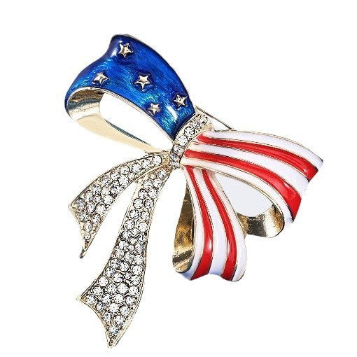 Stylish butterfly knot brooch in various colors