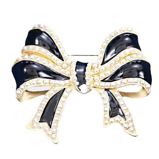 Rhinestone brooch close-up showcasing design