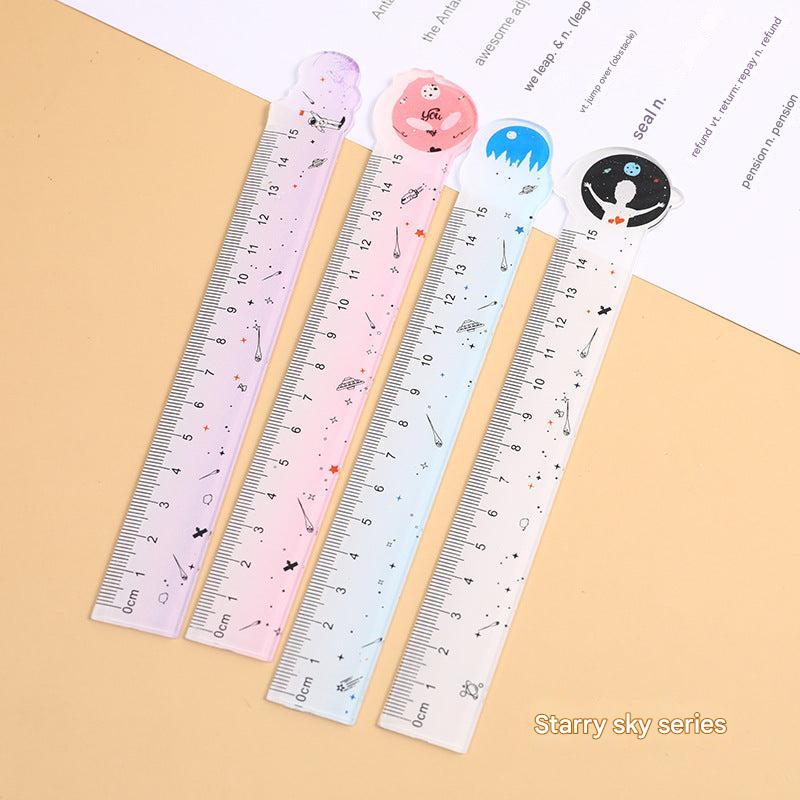 creative colorful plastic ruler