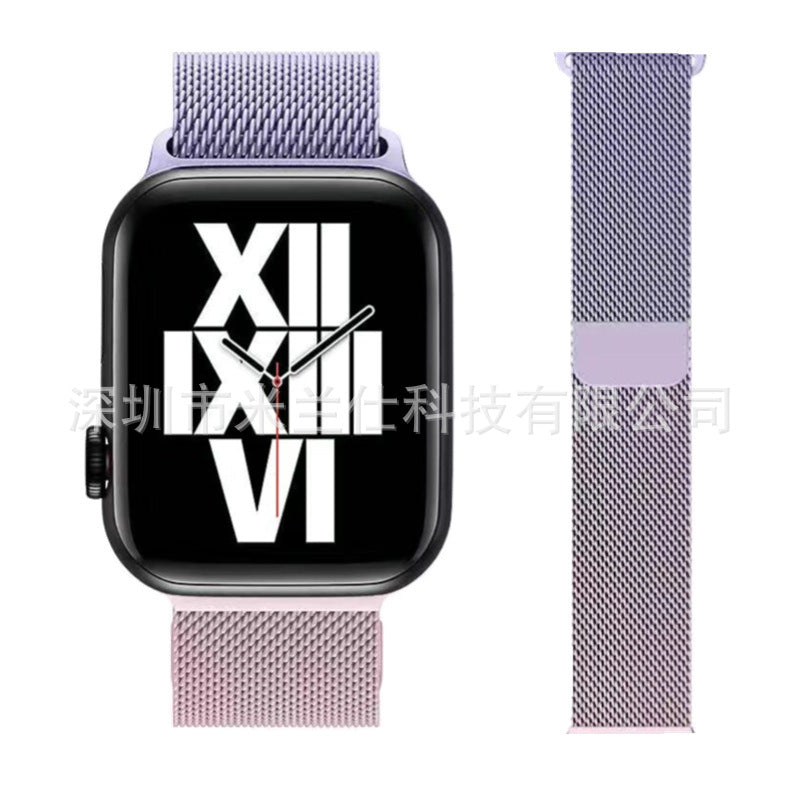 Premium Metal Milanese Loop Band for Apple Watch Series 1-9 & SE - Stylish, Adjustable & Breathable | Multiple Colors Available