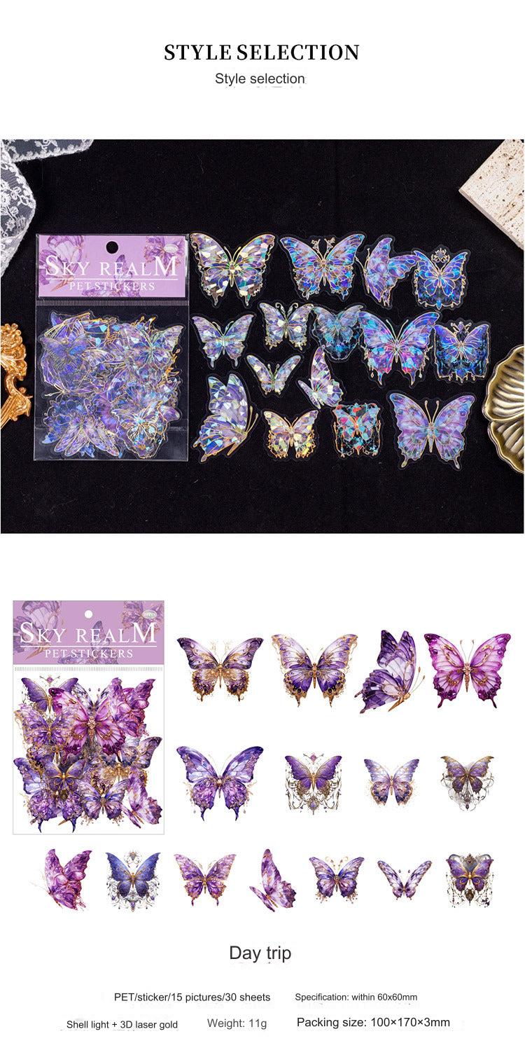 craft butterfly stickers