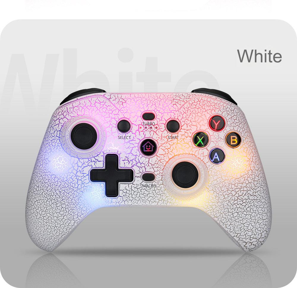 KXD NS21 RGB Wireless Gaming Controller for PC, iOS, Android, PS4, and Switch - Customizable Gaming Experience