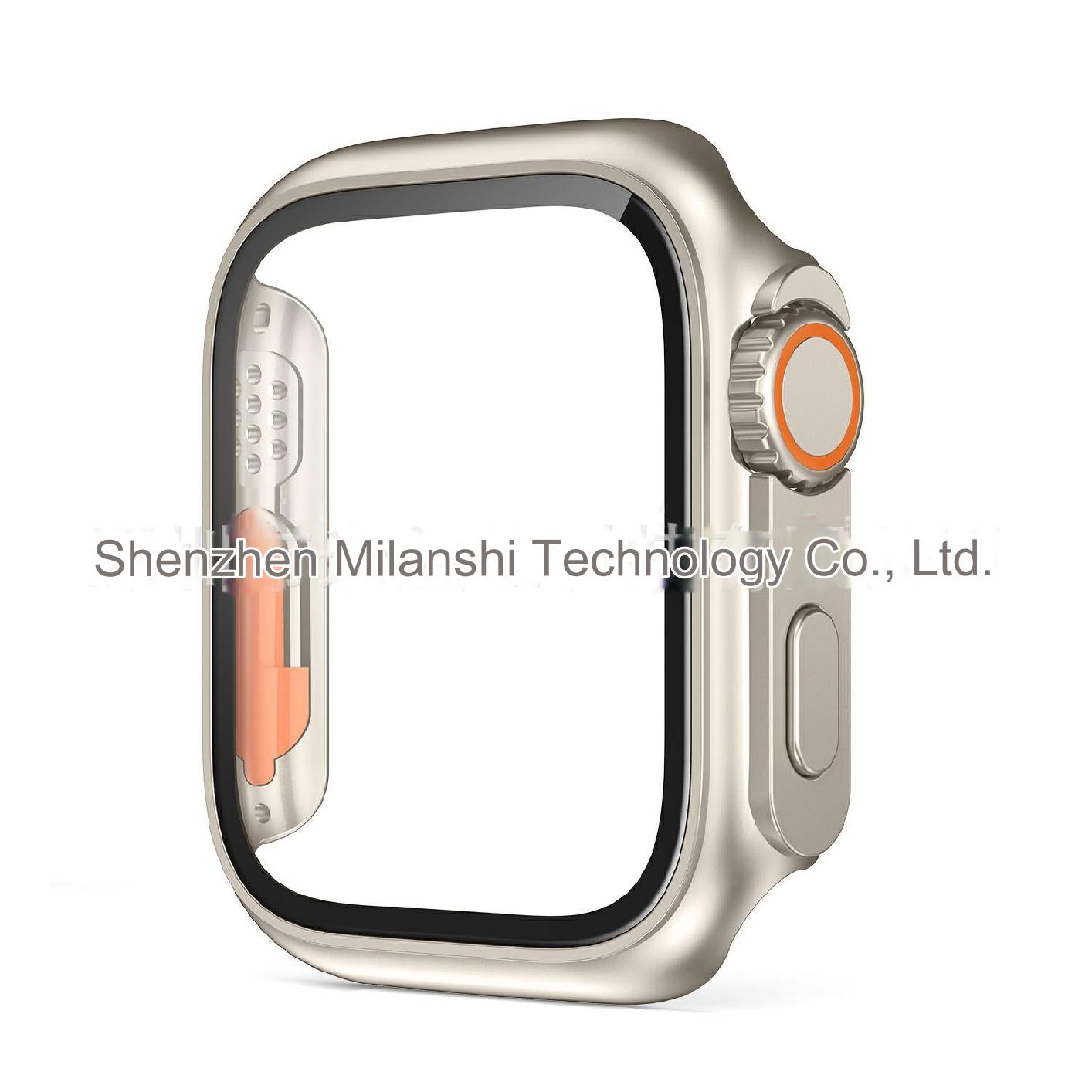 Premium Protective Case for Apple Watch Ultra 2 - 49mm, Durable PC Shell Cover with Tempered Glass