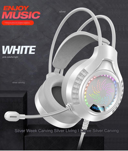 RGB Wired Gaming Headset with 7.1 Surround Sound - Q7 Model