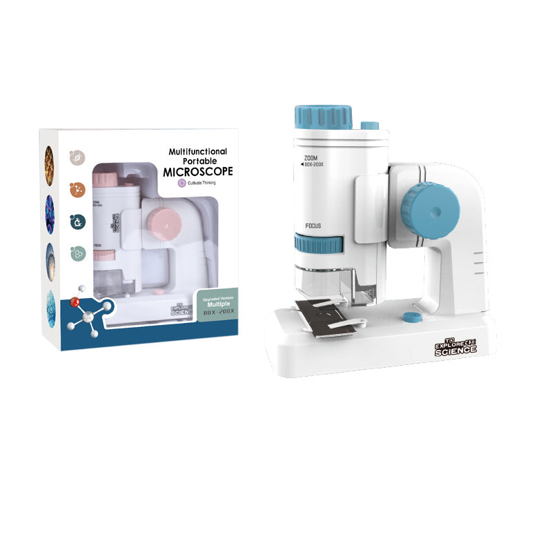 detailed view of microscope controls