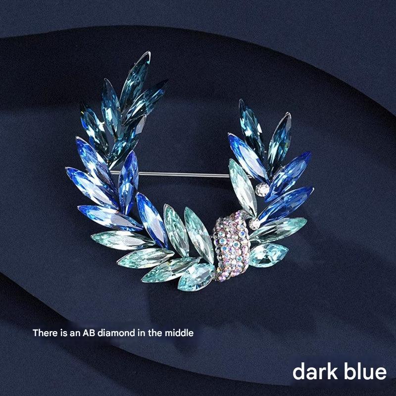 Stylish floral pin in elegant colors