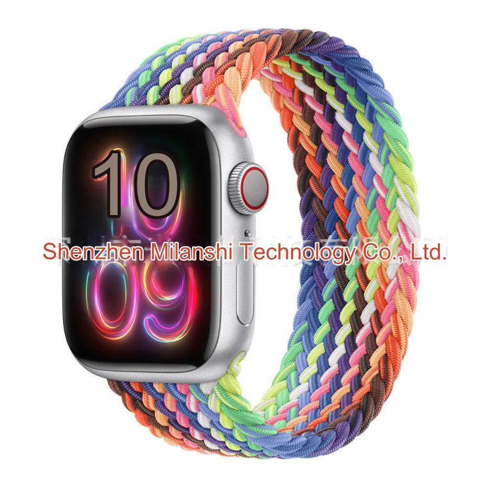 Ultra-Comfort Stretch Nylon Sport Band for Apple Watch - Perfect Fit for Series 4, 5, 6, 7, 8 & Ultra